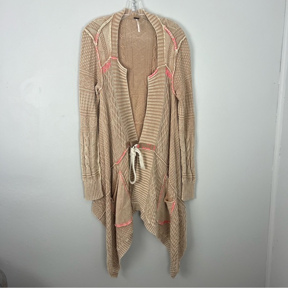 Free People Sweaters - Free People All Washed Out Asymmetrical Knit Cardigan Sweater
